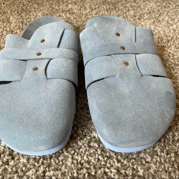 NEW Free People Sunday Season Mule Blue 8.5 - Picture 7 of 11